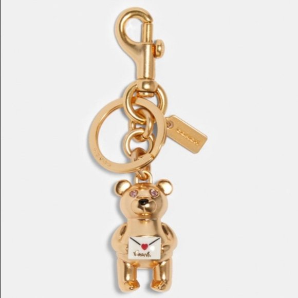 Coach Accessories - Coach 3D Bear Love Letter Bag Charm